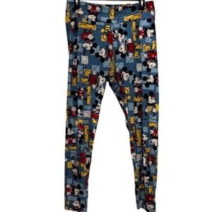 LuLaRoe Women's Mickey Mouse Leggings Tall &‎ Curvy